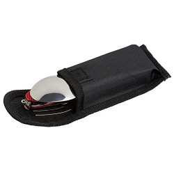 OUTDOOR FREAKZ Outdoor Campingbesteck Klapp-Besteck aus Edelstahl mit Gürteltasche, das Original!  schwarz + 