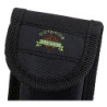 OUTDOOR FREAKZ Outdoor Campingbesteck Klapp-Besteck aus Edelstahl mit Gürteltasche, das Original!  schwarz + 