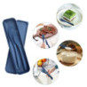 4 Stück Besteck Set Reisebesteck Tragbares Kunststoff-Besteck Campingbesteck Messer Löffel Gabel Besteck-Set mit Etui Wiederv