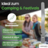 BUNDESWEHR EDELSTAHL BESTECK CAMPINGBESTECK 4-TEILIG CAMPING BESTECKSET ALS ESSBESTECK FESTIVAL BESTECK OUTDOOR BESTECK