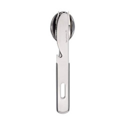 GRÄWE Camping Besteckset, 3-teilig, Campingbesteck aus Edelstahl im Outdoor Set  1x Messer, 1x Gabel, 1x Löffel 