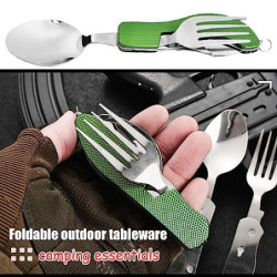 Campingbesteck Set Feldbesteck Camping Besteckset Geschirr 1 Person Gadgets Reisebesteck Picknick Zubehör Outdoor Besteck to 