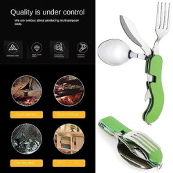 Campingbesteck Set Feldbesteck Camping Besteckset Geschirr 1 Person Gadgets Reisebesteck Picknick Zubehör Outdoor Besteck to 