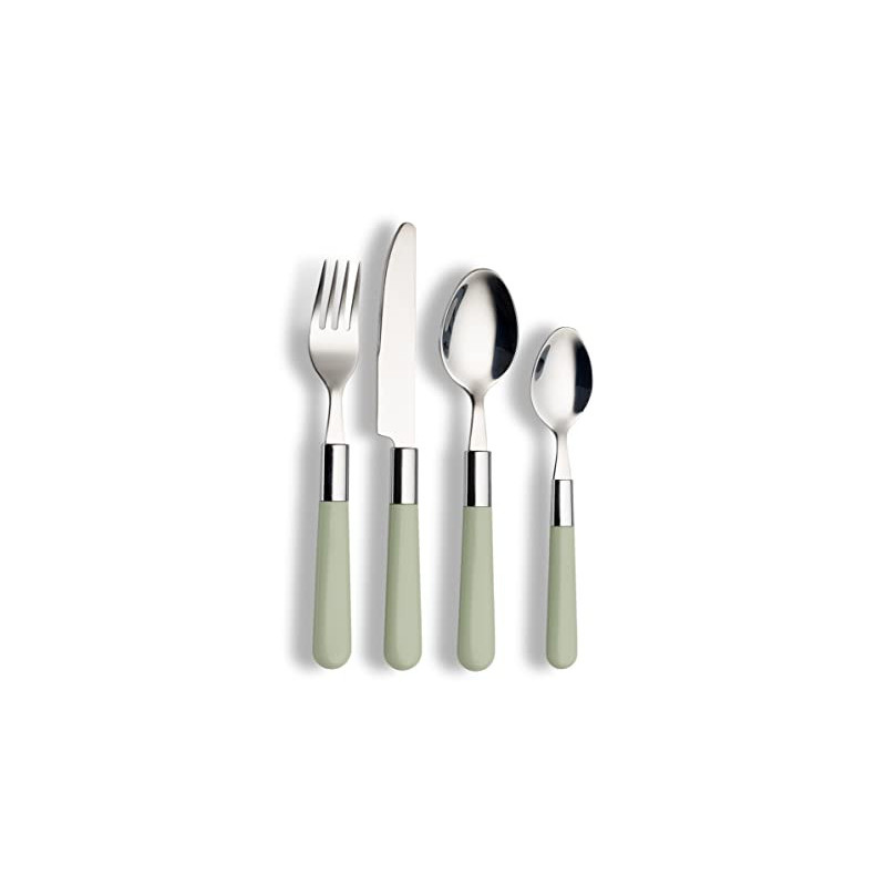 Echtwerk Besteck Set “Bistro“, mit Kunststoffgriffen, Campingbesteck, Picknickbesteck, leichtes Reisebesteck, Outdoor-Besteck