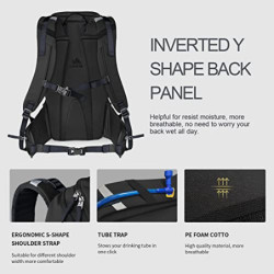 Unigear Skirucksack Snowboard Rucksack Tourenrucksack Hydration Outdoor Backpack Skitour Wintersport Wandern Trekking Radfahr