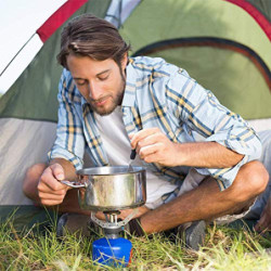 ADNEWX® 2er-Pack Campingbesteck Klappbesteck, Edelstahl Camping Besteck 4 in 1 Feldbesteck Outdoor Flaschenöffner Messer Gabe