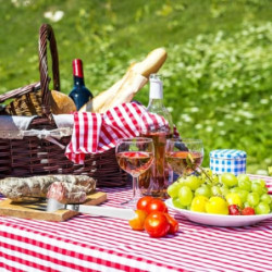DASIAUTOEM Camping Besteck Set, 12-teiliges Camping Geschirr Set 2 Personen, Camping Portable Edelstahl Besteck, Reisebesteck