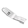AllEco® Campingbesteck Set – Multifunktionales, leichtes, klappbares und umweltfreundliches Besteck mit Edelstahl Messer, Gab