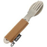 Tatonka Cutlery Set 1  3-teilig  - Camping-Besteck aus Edelstahl bestehend aus Messer, Gabel und Löffel