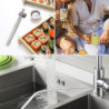 TEAMFAR Campingbesteck, 9-teilig Outdoor Reisebesteck Wanderbesteck aus Edelstahl, Picknick Besteck Set mit Messer Gabel Löff