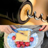 cersaty®2 Stk Campingbesteck,Abnehmbar 6 in 1 Essbesteck outdoor,für Reisen Camping Picknick Messer, Gabel, Löffel, Korkenzie
