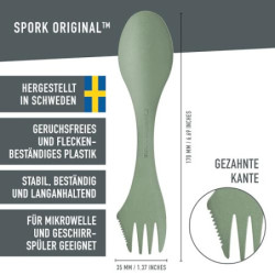 Light My Fire Spork Original Göffel 4-Pack - 3-in-1 Campingbesteck - Löffel, Gabel, Messer - Reisebesteck - BPA-Frei & Bio-Ba