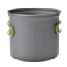Cozyswan Picknick Topf Camping Kochgeschirr Campinggeschirr Outdoor Wandern Cookware Set, aus Legierter Stahl