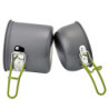 Cozywind Camping Kochgeschirr Set Camping Kochset Geschirr Set Outdoor Kochtopf Picknick Töpfen Leicht Aluminium Faltbare 1-2