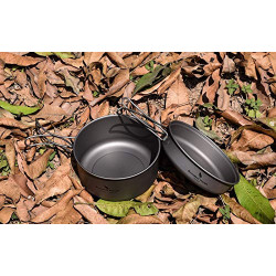 Boundless Voyage Outdoor Titantopf mit Deckel Folding Bail Griff Camping Picknick Ultraleicht ragbare Wasserflasche Tasse Bec