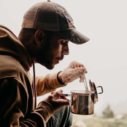 Esbit Outdoor Kochtopf 625 ml - Camping Topf aus hochwertigem Edelstahl - inkl. Deckel mit praktischer Aufhängung