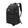 FALKENSTEJN Rucksack für Freizeit Outdooraktivitäten Schule Arbeit Multifunktionsrucksack  schwarz, 35L/40L 