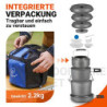 Bulin Kochgeschirr Set 25 Teilig Camping Geschirr Outdoor Camping-Kochset Aluminium Ultraleicht Faltbare Topf/Pfanne/Kessel f
