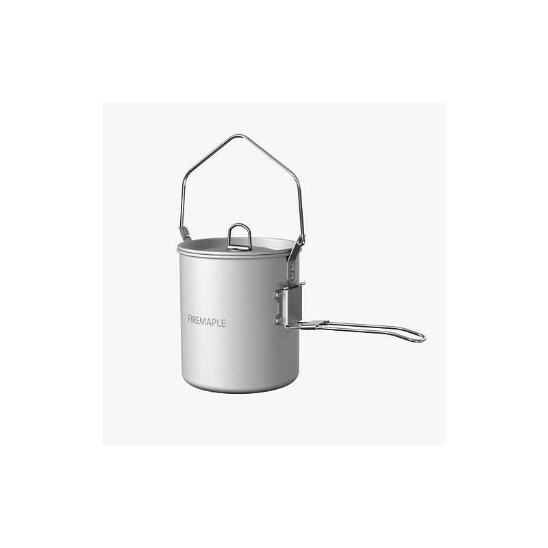 Fire-Maple 0,9L Campingtopf Leichtes Campinggeschirr mit Abnehmbarem Selbstverriegelndem Griff Tragbarer Wasserkocher für Bac Fire-Maple 0,9L Campingtopf Leichtes Campinggeschirr mit Abnehmbarem Selbstverriegelndem Griff Tragbarer Wasserkocher für Bac