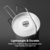 Fire-Maple 0,9L Campingtopf Leichtes Campinggeschirr mit Abnehmbarem Selbstverriegelndem Griff Tragbarer Wasserkocher für Bac