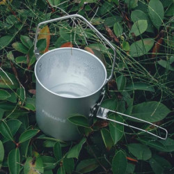 Fire-Maple 0,9L Campingtopf Leichtes Campinggeschirr mit Abnehmbarem Selbstverriegelndem Griff Tragbarer Wasserkocher für Bac