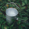 Fire-Maple 0,9L Campingtopf Leichtes Campinggeschirr mit Abnehmbarem Selbstverriegelndem Griff Tragbarer Wasserkocher für Bac