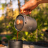 Bestargot Camping Titan Topf Becher Tasse Outdoor, 750ml max French Press Titan Campinggeschirr, Outdoor kaffeekocher Camping