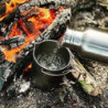 Bestargot Camping Titan Topf Becher Tasse Outdoor, 750ml max French Press Titan Campinggeschirr, Outdoor kaffeekocher Camping
