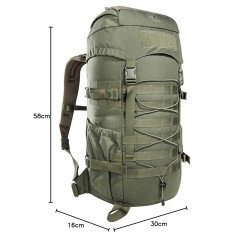 Tasmanian Tiger TT Mil OPS Pack 30, Militär-Rucksack, Molle-kompatibler Wander-Rucksack Herren mit 30 Litern für Outdoor, Ein