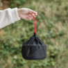 iBasingo 1,3L Titan Hängender Topf Camping Schüssel Leichte Outdoor Kochgeschirr Koch Mess Kit mit Klappgriff Küchen Utensili