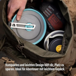 SEA TO SUMMIT - Frontier Pouring Pot 2,2L - Ultraleichter, zusammenfaltbarer Campingtopf - 1 bis 3 Personen - Antihaft-Topf +