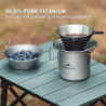 Naturehike Titan Becher Camping Topf mit Bail Handle 650ml/900ml Tee Kaffee Wasser Tasse Outdoor Topf Leichtes Kochgeschirr m