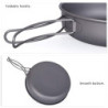 Boundless Voyage Titanium Bratpfannenplatte mit Klappgriff Ultraleichtes Camping Picknick Pfanne Bratpfanne Geschirr Titanpfa