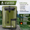 SCANDIC NATURE PIONEER 35L wasserdichter Rucksack oliv-grün mit Rolltop Verschluss - extra robust dank Boden mit 1000D PVC LK