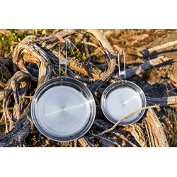 Relags Primus Edelstahlpfanne Campfire Pfanne, Silber, 21 cm