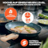 Kochfreunde® Pfanne Bratpfanne 24 cm [Abnehmbarer Griff] Antihaft beschichtete Pfanne Induktion, PFOA-Frei Induktionspfanne, 