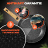 Kochfreunde® Pfanne Bratpfanne 24 cm [Abnehmbarer Griff] Antihaft beschichtete Pfanne Induktion, PFOA-Frei Induktionspfanne, 