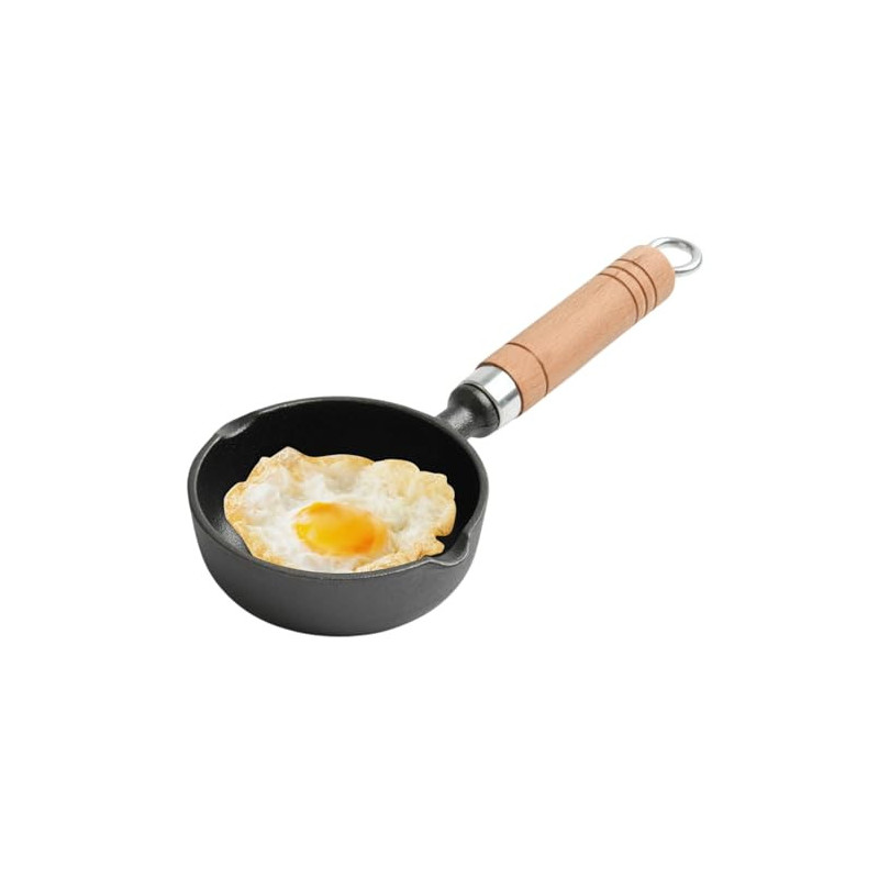 Gohytal Mini Pfanne 11cm, Pfanne Mini Induktion, Gusseisenpfanne Klein, Antihaft-Pfanne Klein Induktion, Bratpfanne Klein mit Gohytal Mini Pfanne 11cm, Pfanne Mini Induktion, Gusseisenpfanne Klein, Antihaft-Pfanne Klein Induktion, Bratpfanne Klein mit