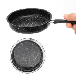 RANJIMA Mini Pfanne, Ø 16cm Klein Pfanne Antihaft Induktionspfanne mit Hitzebeständig Griff, Antihaftbeschichtet Spiegeleipfa