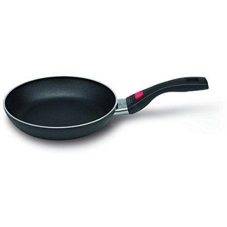 BALLARINI Click & Cook Pfanne 24 cm aus Aluminium mit Keravis-Antihaftbeschichtung und einklappbaren Stiel platzsparend optim