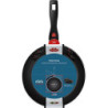 BALLARINI Click & Cook Pfanne 24 cm aus Aluminium mit Keravis-Antihaftbeschichtung und einklappbaren Stiel platzsparend optim