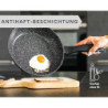 DIVORY Bratpfanne 16cm kein Induktion – Antihaft Beschichtete kleine Universalpfanne für alle Herdarten - Sichere Griffe  Sch