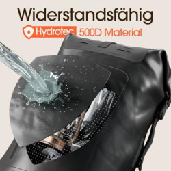 Earth Pak Summit Serie wasserdichter Rucksack, Backpack mit leistungsstarkem Reißverschluss und Rolltop, wasserfester Handyhü