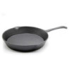 SANTOS Grillpfanne aus Gusseisen Ø25cm - Gusseisen Pfanne mit Stiel - Braten, Grillen, Backen, Garen - Gusspfanne rund - Herd