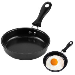 JSMTKJ Mini-Pfanne für ein Ei, Mini Bratpfanne, Antihaftbeschichtung Bratpfanne mit Isolierschutzgriff zum Braten von Eiern, 