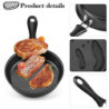 JSMTKJ Mini-Pfanne für ein Ei, Mini Bratpfanne, Antihaftbeschichtung Bratpfanne mit Isolierschutzgriff zum Braten von Eiern, 