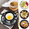 JSMTKJ Mini-Pfanne für ein Ei, Mini Bratpfanne, Antihaftbeschichtung Bratpfanne mit Isolierschutzgriff zum Braten von Eiern, 
