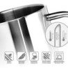 com-four® 2x Edelstahl Thermobecher - 300 ml je Becher - Isolierbecher doppelwandig - Kaffeetasse bruchsicher - Thermo-Trinkb