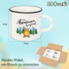 Rhdekoein 4 Stück Camping Tasse Becher zum Campen Camping Ausrüstung Geschenke für Camper Familie Womo-Bewohner Freunde Deko 