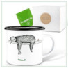 Ligarti® Emaille Tasse  leicht & robust  | Design Cup, Camping Becher handveredelt in Deutschland | Kaffeetasse, Emaillebeche